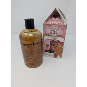 Philosophy The Gingerbread Girl Foaming Bubble‎ Bath & Shower Gel 16 Oz NEW NIB